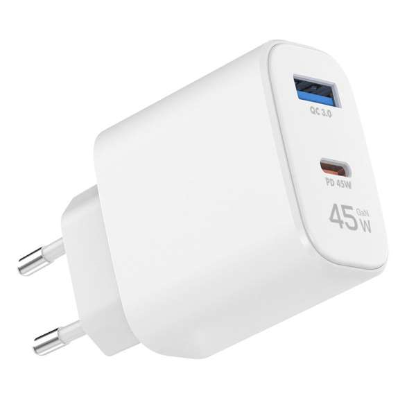 Logilink USB-A/C charger 45W White