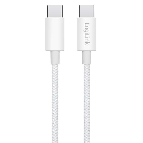 Logilink USB-C to USB-C male/male cable 0,5m White