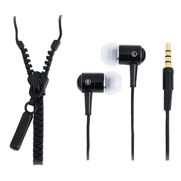 Logilink Zipper Headset Black