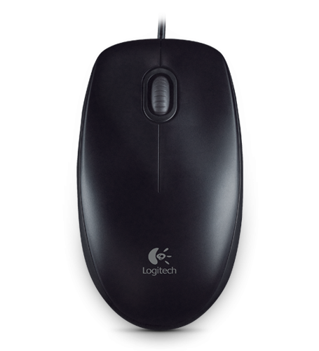 Logitech B100 Optical USB Mouse Black