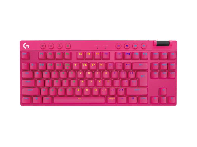 Logitech G Pro X TKL Gaming Keyboard GX Brown Tactile KDA Pink US