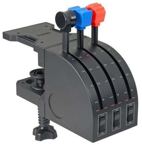 Logitech G Saitek Pro Flight Throttle Quadrant Gázkar Black