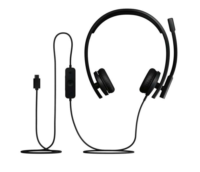 Logitech H570E Teams USB-C Stereo Headset Black