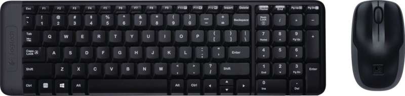 Logitech MK220 wireless billentyűzet + optikai egér Black UK