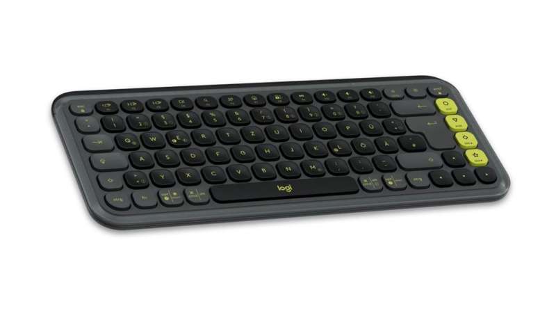 Logitech Pop Icon Wireless Keyboard Graphite/Green US