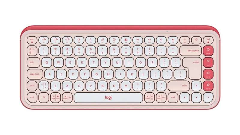 Logitech Pop Icon Wireless Keyboard Rose/Off White US