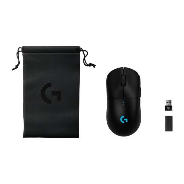 Logitech Pro 2 Lightspeed Wireless Mouse Bundle Black