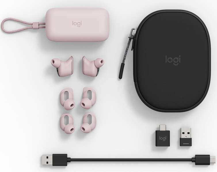 Logitech Zone True Wireless Bluetooth Headset Rose