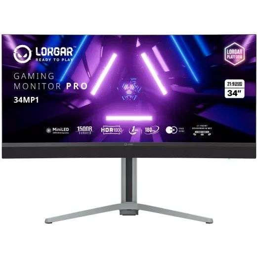 LORGAR 34" 34MP1 Gaming Monitor LED