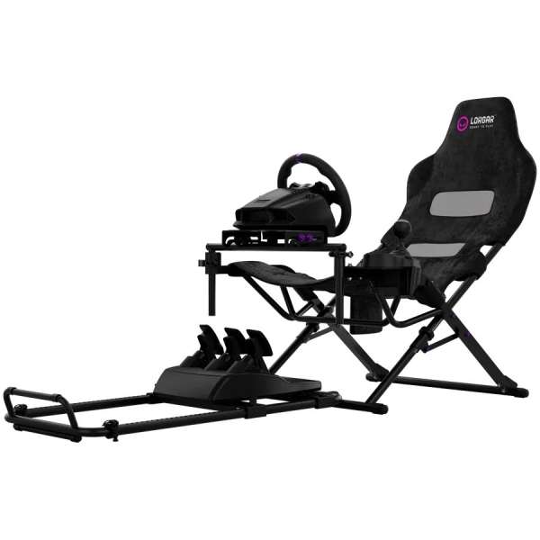 LORGAR Advanced RAF1 Racing Simulator Cockpit Black