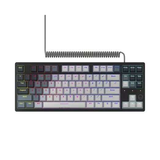 LORGAR Azar 514TKL RGB Mechanical Gaming Keyboard White US