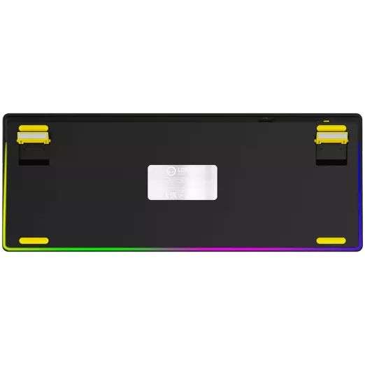 LORGAR KBP70TKLW Wireless Bluetooth Mechanical Gaming Keyboard Black/Yellow US