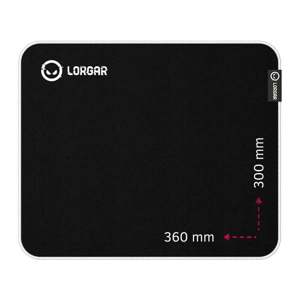 LORGAR Legacer 753 Gaming Egérpad Black/Purple