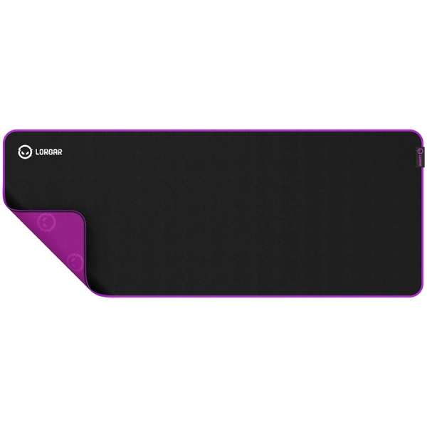 LORGAR Main 319 Egérpad Black/Purple