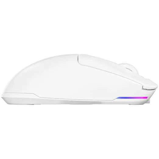 LORGAR MSA10W Wireless Bluetooth Gaming Mouse Advanced White