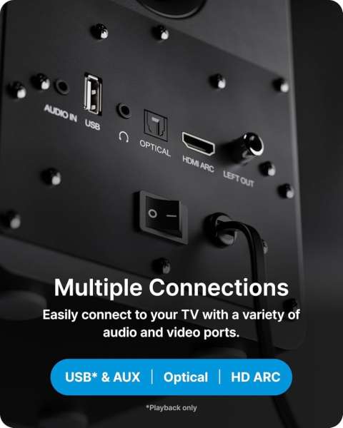 Majority D50X Bluetooth Speaker Black