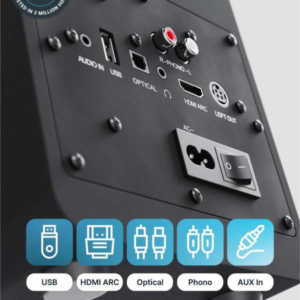 Majority D70X Bluetooth Speaker Black