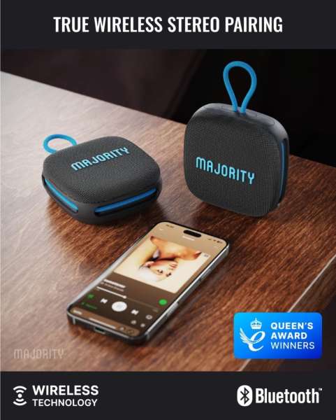 Majority Move 1 (M1) Bluetooth Speaker Black/Blue