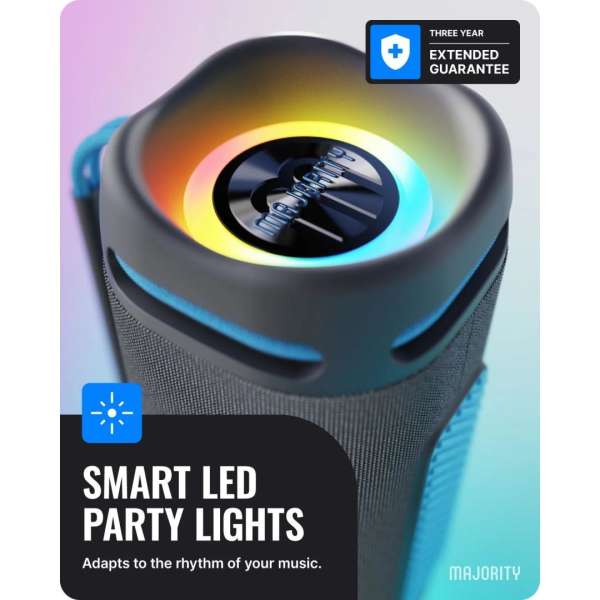 Majority Move 4 (M4) Bluetooth Speaker Black/Blue