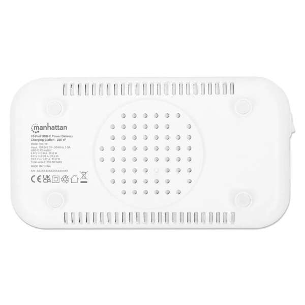 Manhattan 10-Port USB-C Power Delivery Charging Station