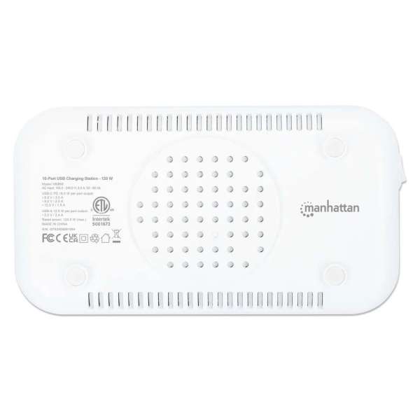 Manhattan 10-portos USB3.0 HUB White/Grey