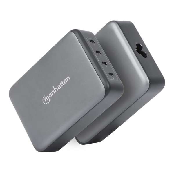 Manhattan 4-Port GaN USB Power Delivery 240W Grey