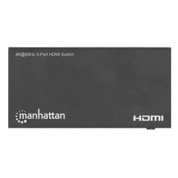 Manhattan 4K 60Hz 3-Port HDMI Switch