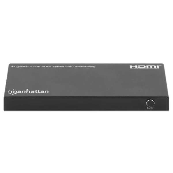 Manhattan 4K 60Hz 4-Port HDMI Splitter with Downscaling