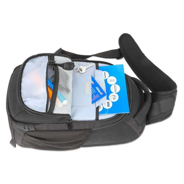 Manhattan Amsterdam Anti-Theft Laptop Sling Bag 13,3" Black