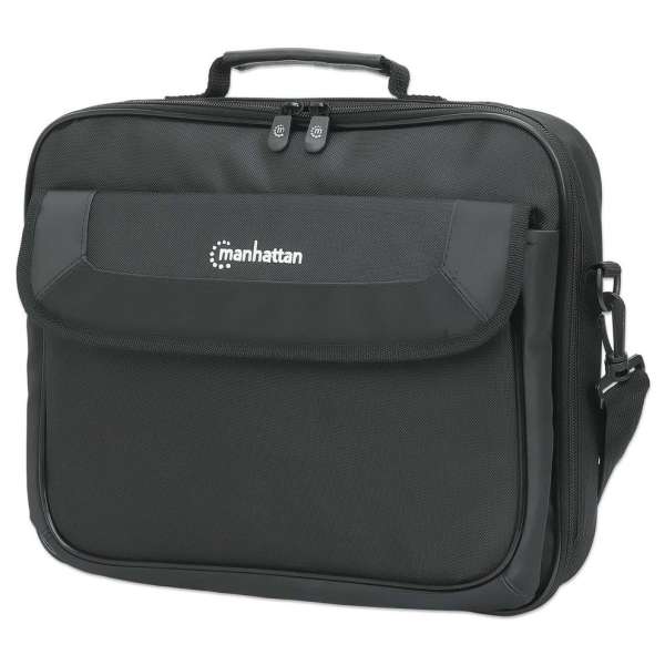 Manhattan Cambridge Clamshell Laptop Bag 14,1" Black