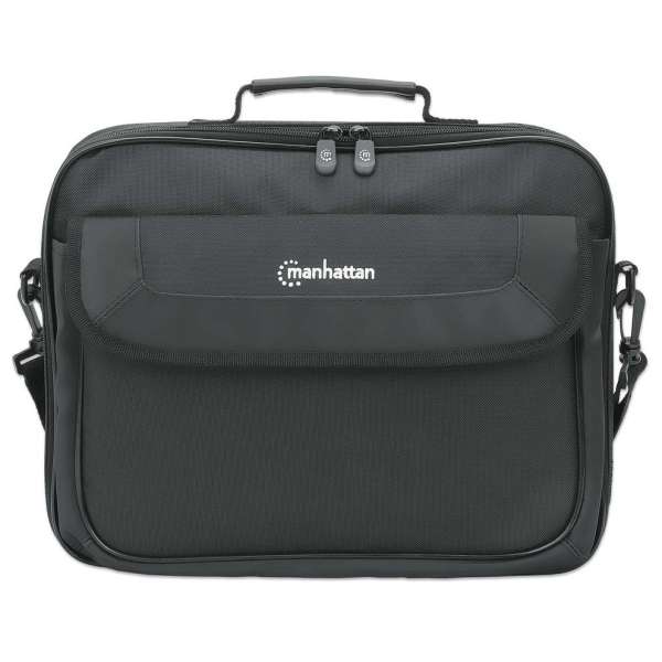Manhattan Cambridge Clamshell Laptop Bag 14,1" Black