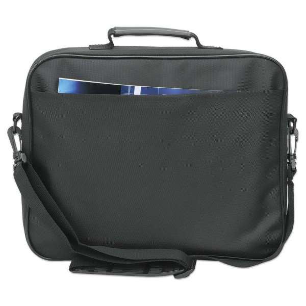 Manhattan Cambridge Clamshell Laptop Bag 14,1" Black