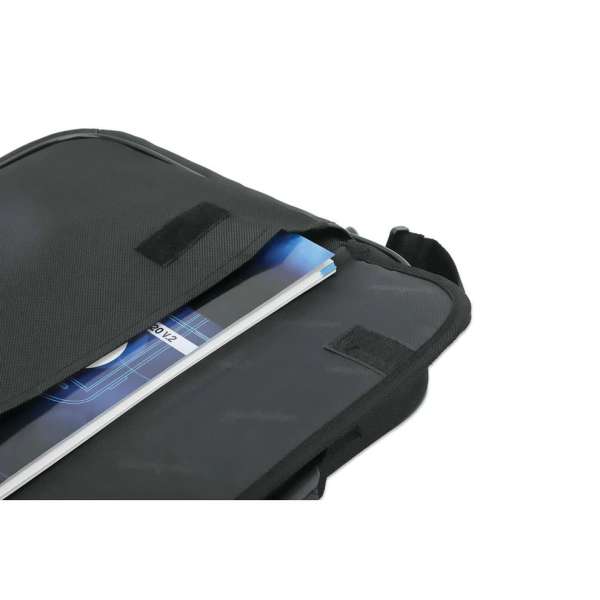 Manhattan Cambridge Clamshell Laptop Bag 14,1" Black