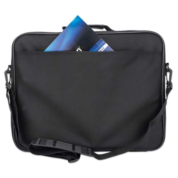 Manhattan Cambridge Clamshell Laptop Bag 15,6" Black