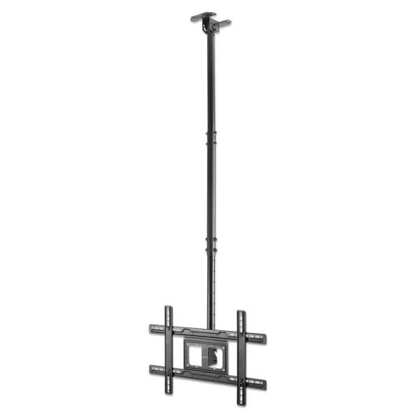Manhattan Full-Motion Height-Adjustable TV Ceiling Mount 37"-80" Black