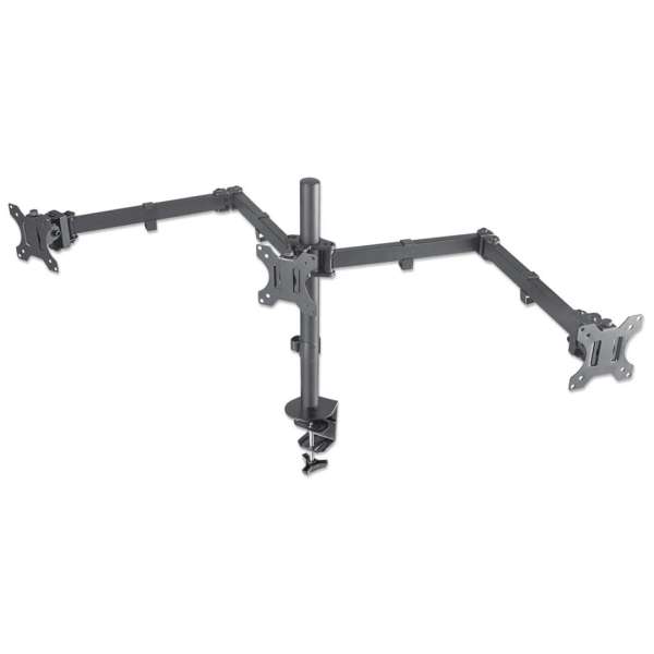 Manhattan LCD Monitor Mount with Center Mount and Double-Link Swing Arms
