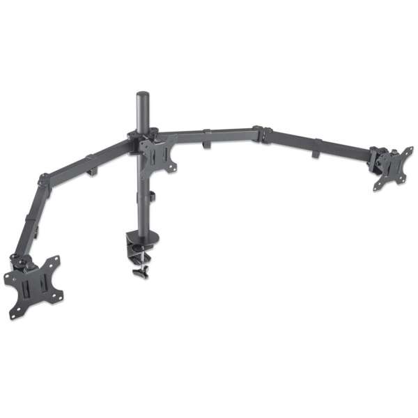 Manhattan LCD Monitor Mount with Center Mount and Double-Link Swing Arms