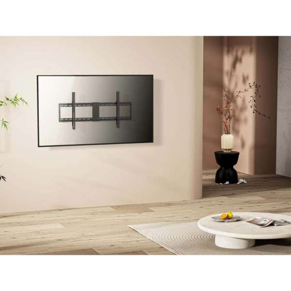 Manhattan Low-Profile Fixed TV Wall Mount 43"-100" Black