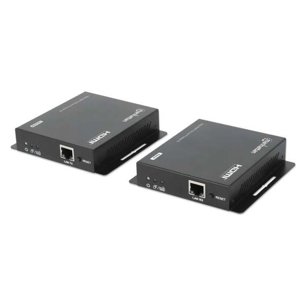 Manhattan KVM over IP Extender Kit 1080p 120m Black