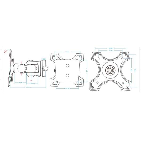 Manhattan Monitor Wall Mount