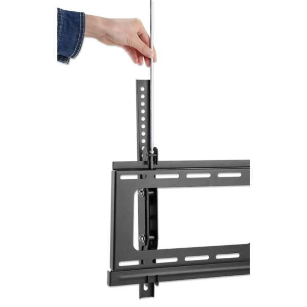 Manhattan Outdoor Anti-Theft Tilting TV Wall Mount 37"-86" Black