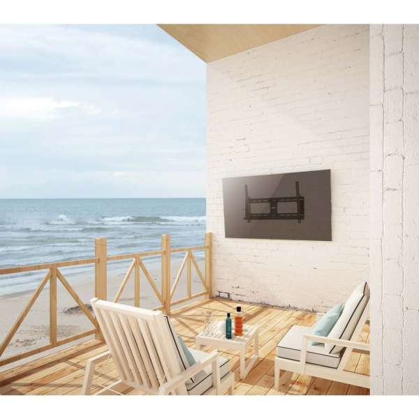 Manhattan Outdoor Anti-Theft Tilting TV Wall Mount 37"-86" Black