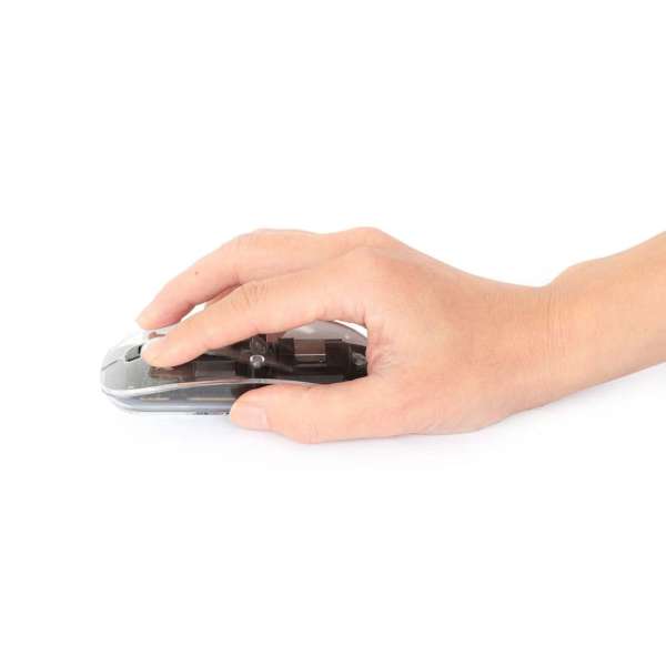 Manhattan Rechargeable Wireless USB Mouse Transparent/Black