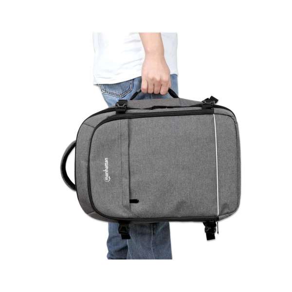 Manhattan Rome Laptop Travel Backpack 17,3" Grey