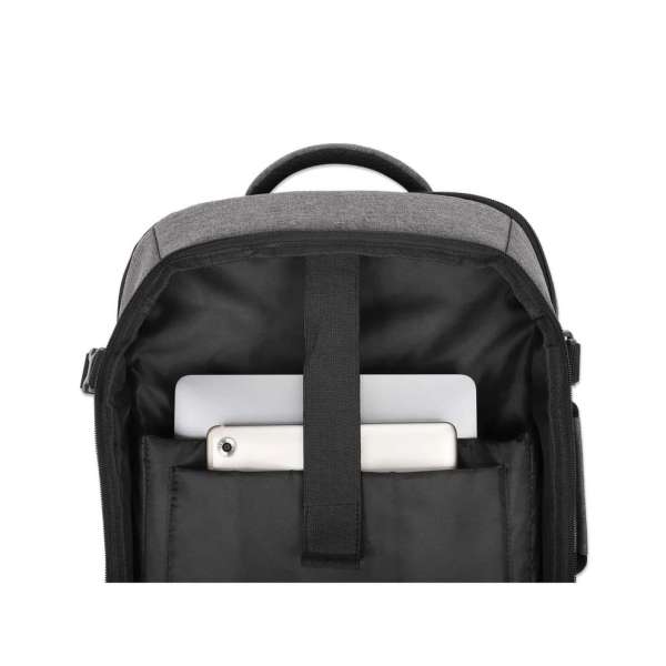 Manhattan Rome Laptop Travel Backpack 17,3" Grey