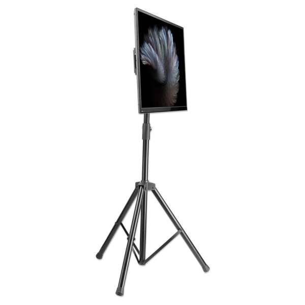 Manhattan Universal Portable TV Mount Tripod 37"-70" Black