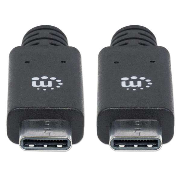 Manhattan USB 3.2 Gen 2 Type-C Device Cable 1m Black