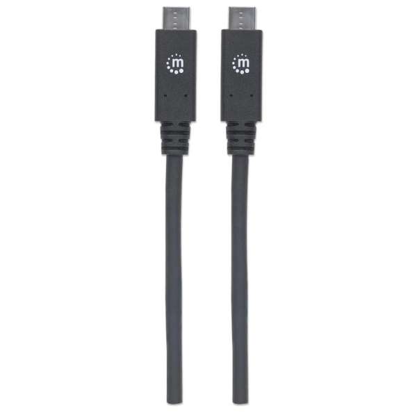 Manhattan USB 3.2 Gen 2 Type-C Device Cable 1m Black
