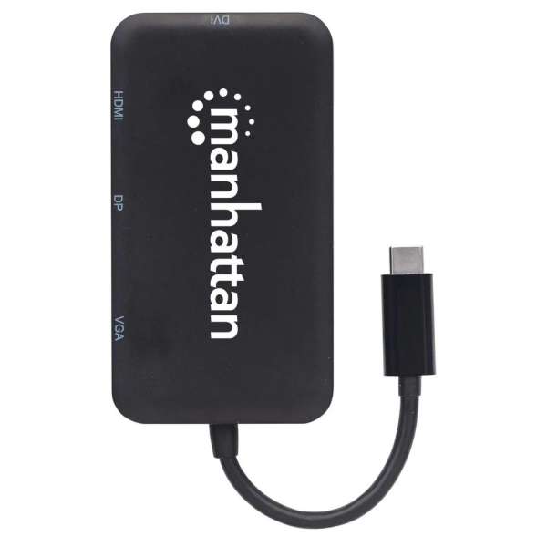 Manhattan USB-C 4-in-1 Audio/Video Converter