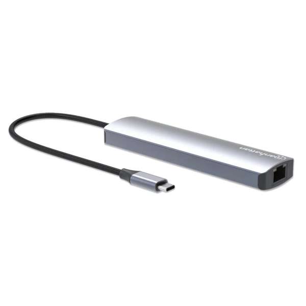 Manhattan USB-C PD 7-in-1 4K Docking Station / Multiport Hub
